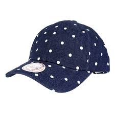 Bone Mitchell Ness Polk Dot Deni Strapback Aba Curva