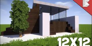 Minecraft 12x12 Modern House Tutorial How To Build Best Small Modern House Minecraft Small House Minecraft House Designs Simple Bungalow House Designs To craft concrete powder players will need four pieces of sand, four pieces of gravel, and a dye. pinterest