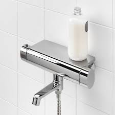 BROGRUND Termosztátos kád/zuhany csaptelep, krómozott, 150 mm - IKEA