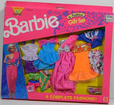 Christmas skirt for barbie curvy golden red skirt for barbie curvy christmas outfit for barbie vetements barbie dolltayneeg. Mattel Barbie 6 Fashion Gift Set 668 Barbie Gifts Vintage Barbie Dolls Vintage Barbie Dress