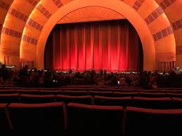 radio city music hall section orchestra 3 row l seat 303