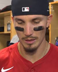 Roman Anthony spoke postgame 🎙️ "It's awesome to be a part of game like  that... you've got to read find ways to scratch across runs."