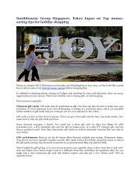 Currently there is no way that you can check your balance online. Southbourne Group Singapore Tokyo Japan On Top Money Saving Tips For Holiday Shopping Pages 1 2 Flip Pdf Download Fliphtml5
