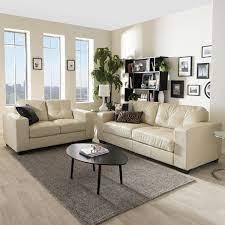 3.0 out of 5 stars 5. Baxton Studio Whitney Modern Ivory Faux Leather Sofa And Loveseat Set Leather Sofa Living Room White Leather Sofas Leather Couch Living Room Decor