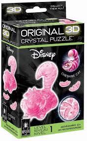 Take puzzling to a whole new dimension with this stunning blue cinderella. Amazon Com Bepuzzled Original 3d Crystal Jigsaw Puzzle Cheshire Cat Disney Alice In Wonderland Brain Teaser Fun Decoration For Kids Age 12 And Up Pink 36 Pieces Level 1 Toys Games