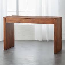 Runway Acacia Wood Desk Reviews Cb2 Acacia Wood Desk Wood Desk Modern Home Office Furniture