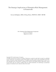 I would like to see risk management take a different form and be more based on 'out of the box' thinking. this concern is not a recent development. Https Www Soa Org Essays Monographs 2011 Erm Symposium Mono 2011 M As11 1 Dafikpaku Pdf