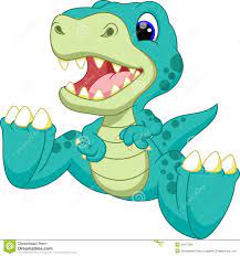 Cute Baby Dinosaur Cartoon Stock Illustration Illustration Of Monster 43472995