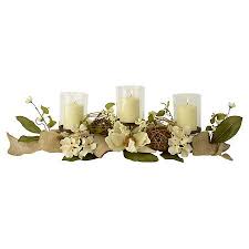 The candles can add a certain beauty and sparkle to the table that you will find when you are at dinner. Burlap Magnolia Centerpiece Magnolia Centerpiece Dining Room Table Centerpieces Table Centerpieces For Home