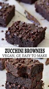 Vegan Zucchini Brownies Vegan Dessert Recipes Healthy Chocolate Vegan Sweets