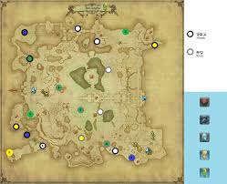 Panel Phlite 日記 モブハント地図 紅蓮のリベレーターエリア Final Fantasy Xiv The Lodestone