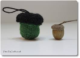 Check out our knitted acorns selection for the very best in unique or custom, handmade pieces from our christmas trees shops. How To Knit An Acorn Time To Craft