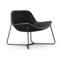 Avoid getting the wax onto the fabric or plastic mesh material. Modloft Black Oakley Lounge Chair Ylighting Com