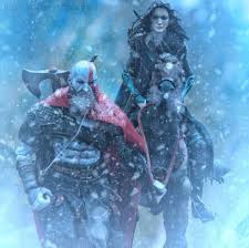 Kratos And Hel Kratos Atreus Godofwarps4 Godofwar Gowps4 Gow Ps4 Playstation Sony Odin Loki Thor Hel Helhei Kratos God Of War God Of War War Art