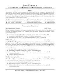 Chef Resume Samples Resumesdesign Chef Resume Resume Examples Resume Objective Examples