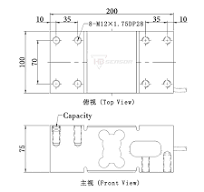 High profile platform Weighing Load Cell Sensor