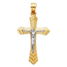 Maybe you would like to learn more about one of these? Precious Metal Without Stones 14k Solid Yellow Gold Jesus Crucifix Cross Pendant Charm Necklace Men Women Jewelry Watches