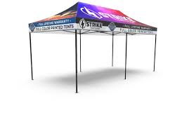 Keep your outdoor event protected from the sun and rain with the ozark trail 20' x 10' straight leg instant canopy. Heavy Duty Printed Pop Up Tent Lifetime Warranty 40mm Hex Frame Plus