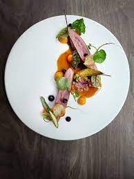 Duck With Carrot Huckleberry And Kale By Chef Matt Lambert C Signe Birck See More At Http Theartofplating Com Editor Food Plating Fine Food Food Design