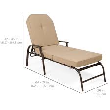 Another of the best selling patio chaise lounge chair in our list is this best choice chair because it's easy to assemble, easy to maintain, and easy on the eyes. Best Choice Products Outdoor Chaise Lounge Chair W Cushion Pool Patio Furniture Beige Patio Furniture Accessories Patio Lawn Garden Ekbotefurniture Com
