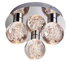 2,427 chrome chandeliers ceiling lights products are offered for sale by suppliers on alibaba.com, of which chandeliers & pendant lights accounts for 51%, led ceiling lights accounts for 6%, and crystal lights accounts for 1. Endon Versa 3 Light Flush Bathroom Ceiling Light Chrome Plate Clear Bubble Acrylic Finish 76364 From Easy Lighting