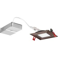 Lithonia Lighting Wafer Square 4 In Oil Rubbed Bronze Integrated Led Recessed Kit Wf4 Sq B Led 30k Orb M6 The Home Depot Lithonia Lighting Lithonia Recessed Lighting