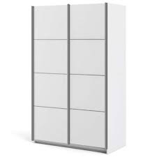 Consegniamo in tutta italia, con differenti tipi di servizio per soddisfare tutte le necessit. Armadio Con Ante Scorrevoli In Legno Altezza Due Metri Armadi Per Camera Da Letto Di Colore Bianco Misure 201x122x64 Cm