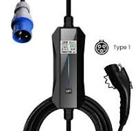 European Standard Charging Gun 7kw EV Charging 32A Portable EV Charger