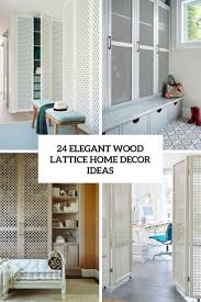 Home letter wood decor barn wood rustic reclaimed wall hang farmhouse walnut. 24 Elegant Wood Lattice Home Decor Ideas Digsdigs