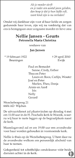 Petronella Maria Christina (Nellie) Jansen