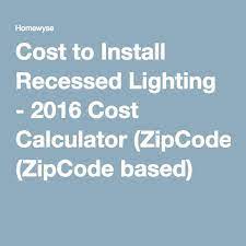 Deck lighting designed to shine. Homewyse Calculator Cost To Install Recessed Lighting Recessed Lighting Cost Installing Recessed Lighting Installation