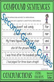 Compound Sentences Activities With Coordinating Conjunctions Compound Sentences Sentence Activities Coordinating Conjunctions