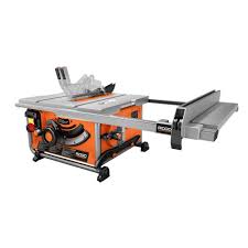 Ridgid 10 In Compact Table Saw R45171ns The Home Depot Table Saw Table Saws For Sale Rigid Industries