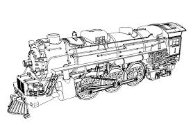 Very Detail Illustration Train Coloring Page Train Coloring Pages Truck Coloring Pages Coloring Pages