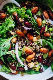 Power Protein Salad Well And Full Recipe Protein Salad Healthy Recipes Vegetarian Recipes