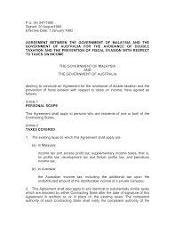 Below is a list of countries with which malaysia has a double taxation agreement (dtt). Http Www Hasil Gov My Pdf Pdfam Dtaaustralia Pdf