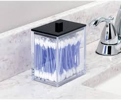 Check spelling or type a new query. Bath Salts Balls Rounds Makeup Sponges Clear Matte Black Mdesign Modern Square Bathroom Vanity Countertop Storage Organizer Canister Jar For Cotton Swabs 2 Pack Storage Organization Home Urbytus Com