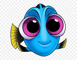 Baby dory is a fictional blue color cartoon character from finding dory. How To Draw Baby Dory From Finding Dory Baby Dory Drawing Easy Clipart 5457124 Pinclipart