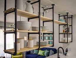 4 pack 8 or 10 iron pipe shelf mounting brackets industrial black steel straight shelves diy rustic vintage. Pin On Home Diy Projects