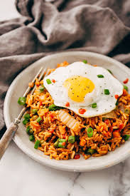 Quick Kimchi Fried Rice Recipe Recipes Kimchi Fried Rice Rice Recipes