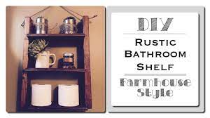 Check spelling or type a new query. Diy Rustic Bathroom Shelf Farmhouse Style Youtube