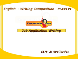 You have come across the following advertisement: Job Application Writing