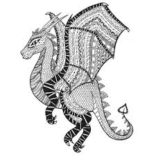 Many small patterns and little details for a mandala coloring page of good quality. Mandalas De Dragones Para Colorear E Imprimir Y Dibujos