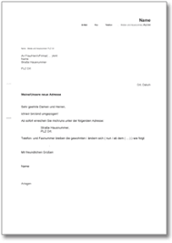 Maybe you would like to learn more about one of these? Mitteilung Uber Anderung Der Bisherigen Anschrift Ch Musterbrief Download