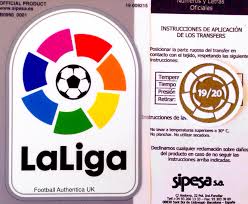 A virtual museum of sports logos, uniforms and historical items. 2019 20 Real Madrid La Liga Champions Official Football Player Issue Size Soccer Badge Patch Set