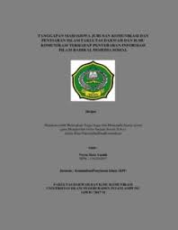 Tanggapan Mahasiswa Jurusan Komunikasi Dan Penyiaran Islam Fakultas Dakwah Dan Ilmu Komunikasi Terhadap Penyebaran Informasi Islam Radikal Dimedia Sosial Raden Intan Repository