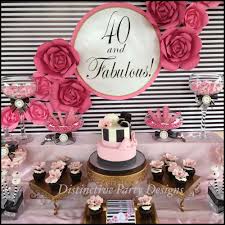 40th Birthday Decorations For Her Fashion Birthday Party Ideas Photo 1 Of 16 40th Birthday Decorations Birthday Party Decorations For Adults 40th Birthday Party For Women