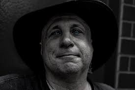 What is the story behind the black and white photo of the man in Pennypack  Park?