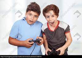 Affordable and search from millions of royalty free images, photos and vectors. Best Friends Playing On Playstation Royalty Free Image 21436713 Panthermedia Stock Agency
