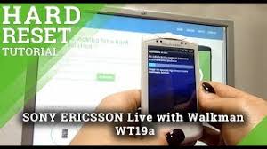 Listed above sony ericsson models are supported over jtag (via test point) or with unlimited sony ericsson activation. Master Reset Sony Ericsson Live With Walkman Wt19i How To Hardreset Info